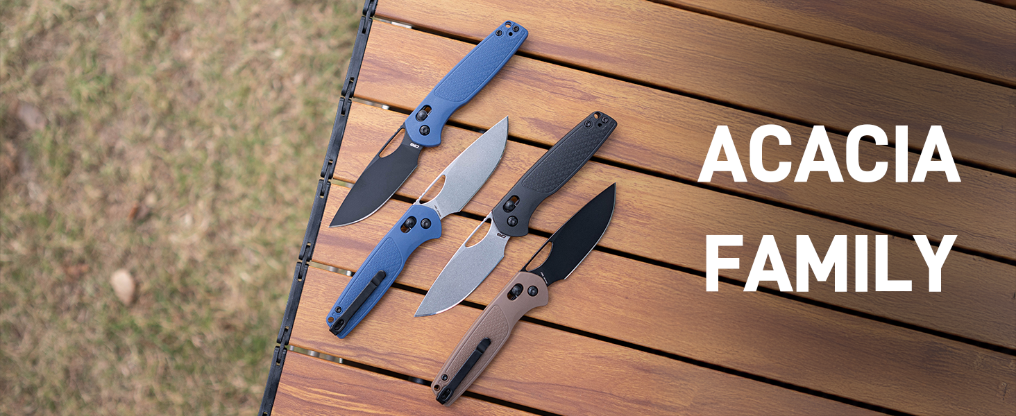 Amazon.com: CJRB Acacia Folding Knife, 3.21'' AR-RPM9 Steel Blade